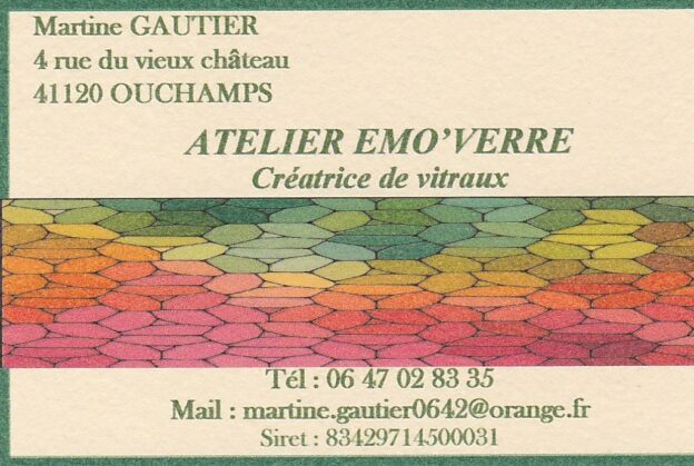 GAUTIER MARTINE CARTE DE VISITE