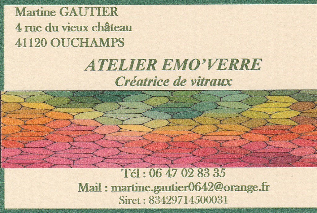 GAUTIER MARTINE CARTE DE VISITE